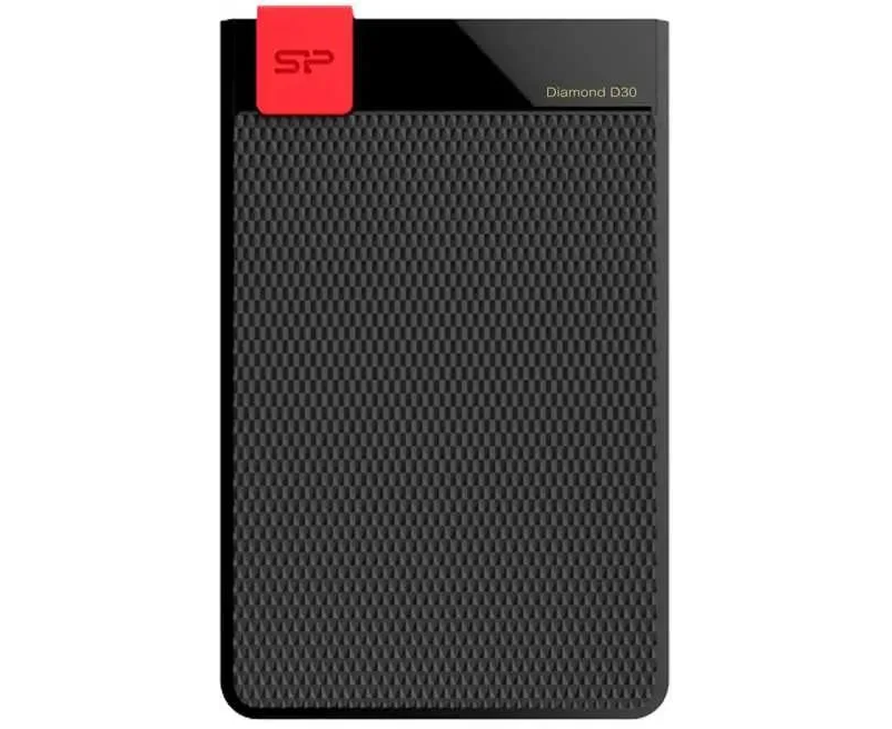 Внешний HDD Silicon Power Diamond D30 (SP040 TBPHDD3 LS3 K), 4 TB 2.5", USB 3.2, Черный