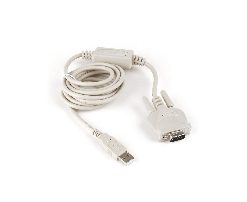 Конвертер USB - COM (serial), встр. кабель 1.8 м, Windows 7/8/10, Cablexpert UAS111. Поддержка удаленной активации из "спящего" режима