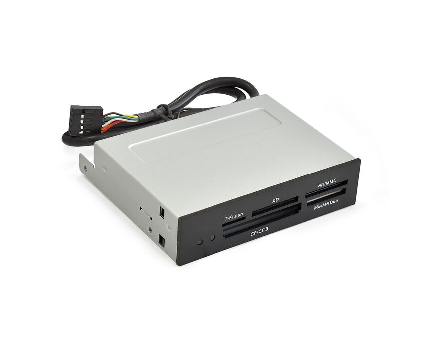 Кардридер Exe Gate CR-415 (EX283581 RUS) 3.5", CF/SD/MMC/MS/MS Duo/MS pro/T flash, USB2.0 черный