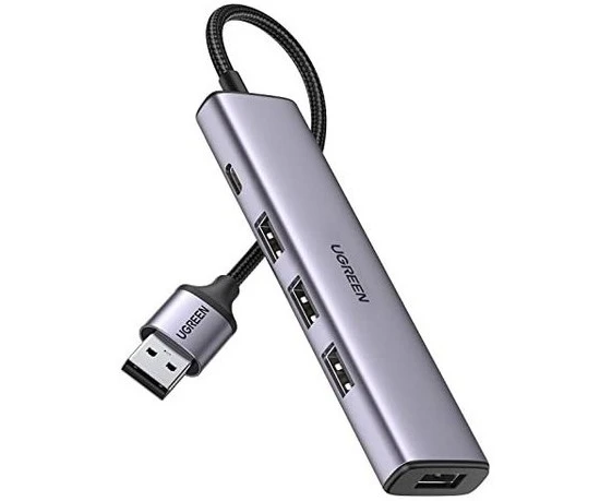 USB Hub Ugreen CM473 (20805) серый космос