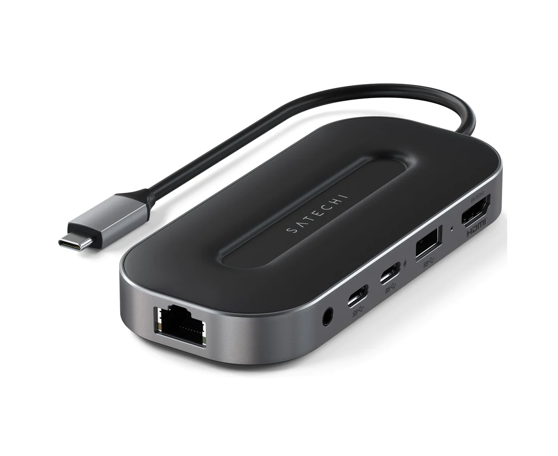 USB-hub Satechi USB4 Multiport Adapter with 2.5 G Ethernet ST-U4 MGEM Space Gray