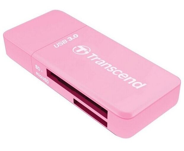 Кардридер Transcend (TS-RDF5 R) All in1 Multi Card Reader, Pink