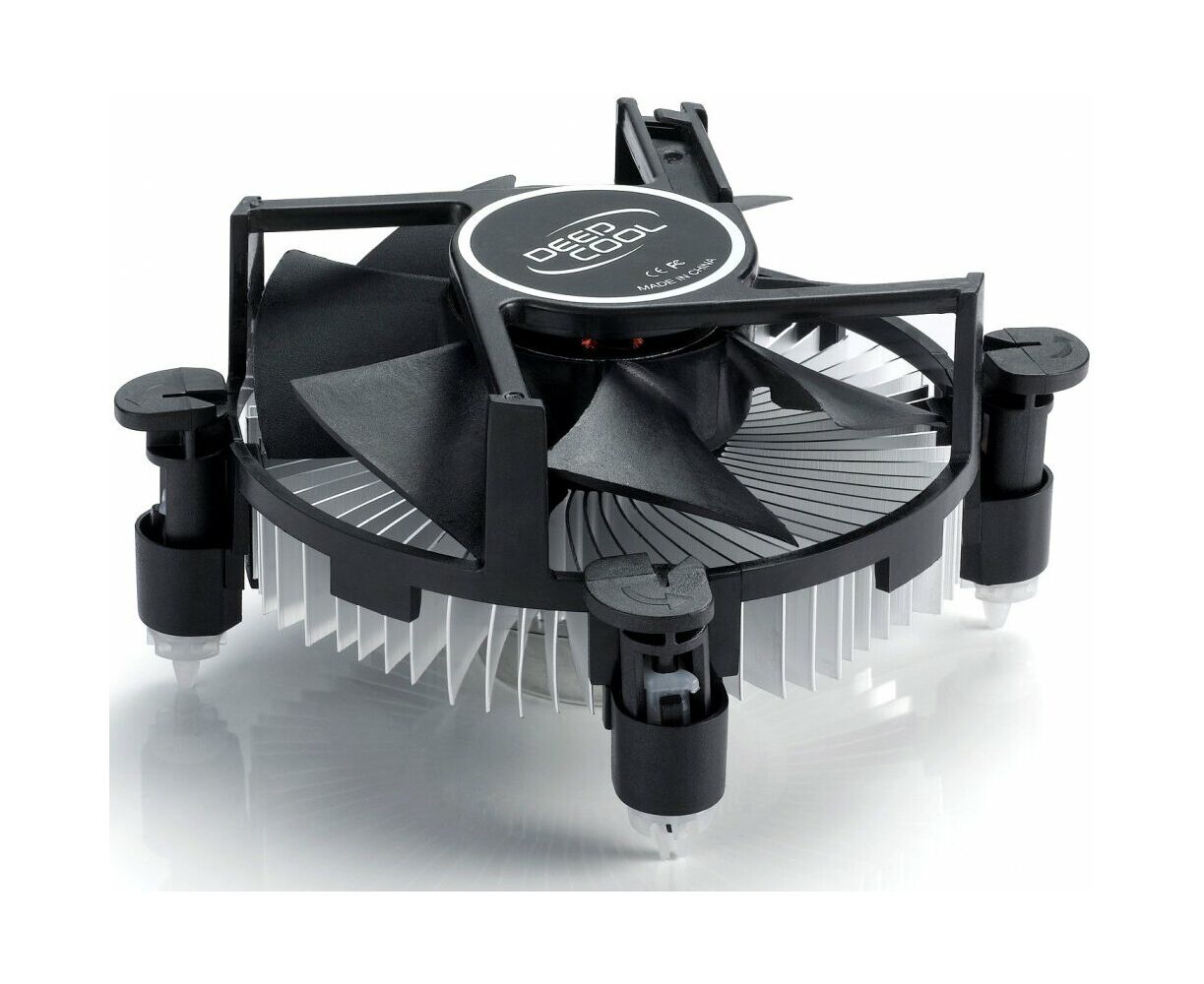 Вентилятор DEEPCOOL CK-11509 (DP-ICAP-11509) (56mm, Fan 92mm, 2200 rpm, 26.8d B(A), TDP 65 W, Al, 3-Pin, Push Pins, LGA1200/115x)