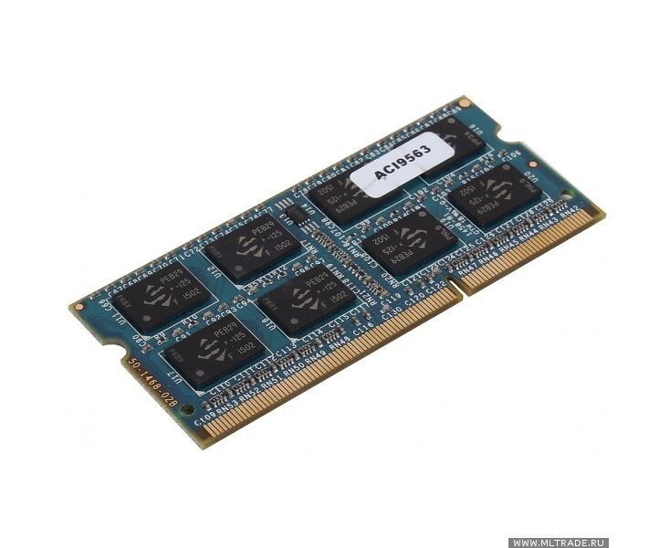 RAM SO-DIMM 8 GB DDR3-1600 PC3-12800 Patriot Signature, CL11, 1.5 V, retail (PSD38 G16002 S)