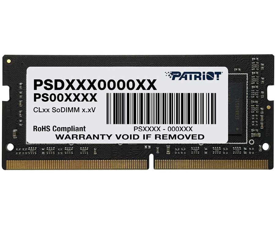 ОЗУ Patriot PSD416 G266681 S DDR4 16 Gb 2666 M Hz PC4-21300 CL19 SO-DIMM RTL