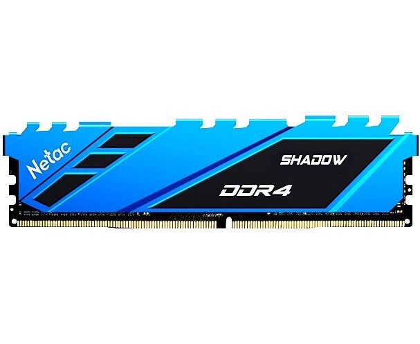 ОЗУ DDR4 Netac Shadow 8 GB NTSDD4 P32 SP-08 B 3200 M Hz CL16 1.35 V blue with radiator