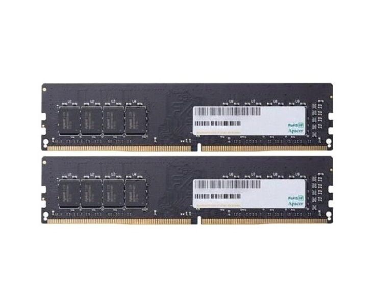 ОЗУ Apacer (AU32 GGB26 CRBBGH) DDR4 32 GB 2666 M Hz UDIMM (PC4-25600) CL19 1.2 V (Retail) 2048x8 (EL.32 G2 V.PRH)