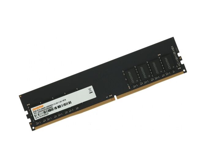 ОЗУ Digma DGMAD43200008 S DDR4 8 Gb 3200 M Hz RTL PC4-25600 CL22 DIMM 288-pin 1.2 В single rank