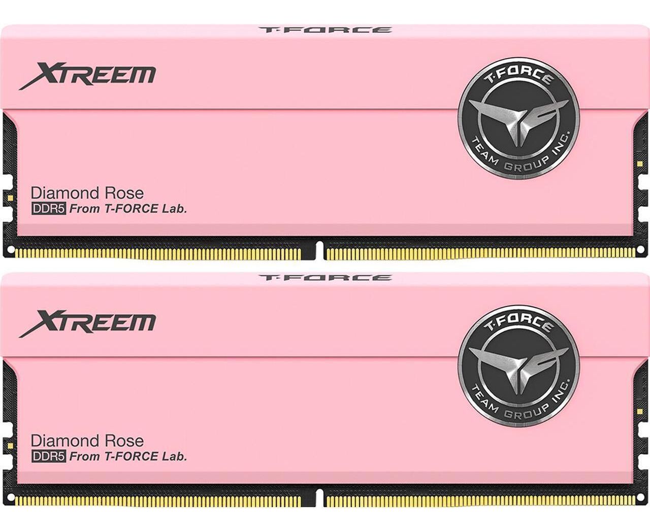 ОЗУ DDR5 TEAMGROUP T-Force Xtreem (FFPD532 G7200 HC34 ADC01) 32 GB (2x16 GB) 7200 M Hz CL34 (34-42-42-84) 1.40 V / Pink