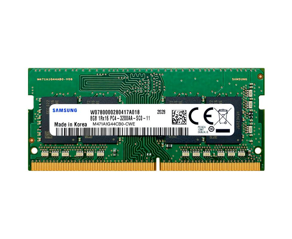 ОЗУ Samsung M471 A1 G44 CB0-CWE DDR4 8 GB UNB SODIMM 3200 1 Rx16, 1.2 V