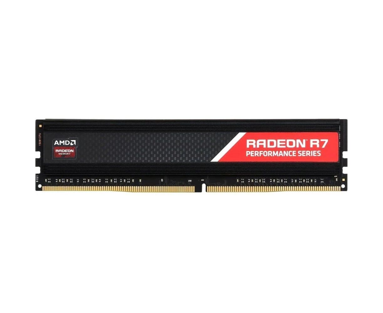 ОЗУ AMD Radeon R7 Performance Series Black Gaming Memory (R7 S416 G2606 U2 S) 16 GB DDR4 2666 DIMM Non-ECC, CL16, 1.2 V, Heat Shield, RTL