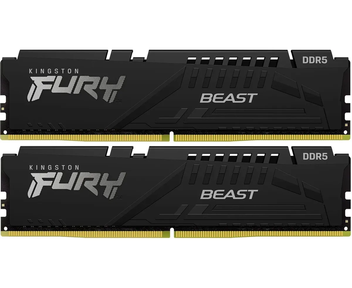 ОЗУ Kingston Fury Beast KF568 C34 BBK2-32 DDR5 - 2x 16 ГБ 6800 МГц, DIMM, Ret