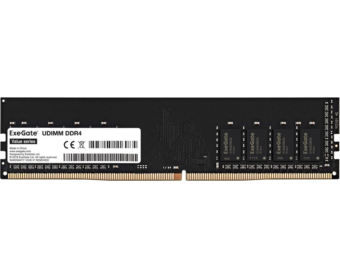 ОЗУ Exe Gate Value EX283083 RUS DIMM DDR4 16 GB PC4-21300 2666 M Hz