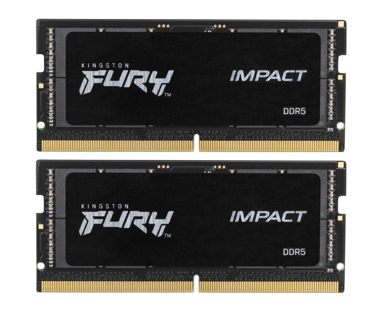 ОЗУ Kingston Fury Impact KF560 S38 IBK2-32 DDR5 - 2x 16 ГБ 6000 МГц, для ноутбуков (SO-DIMM), ECC, Ret