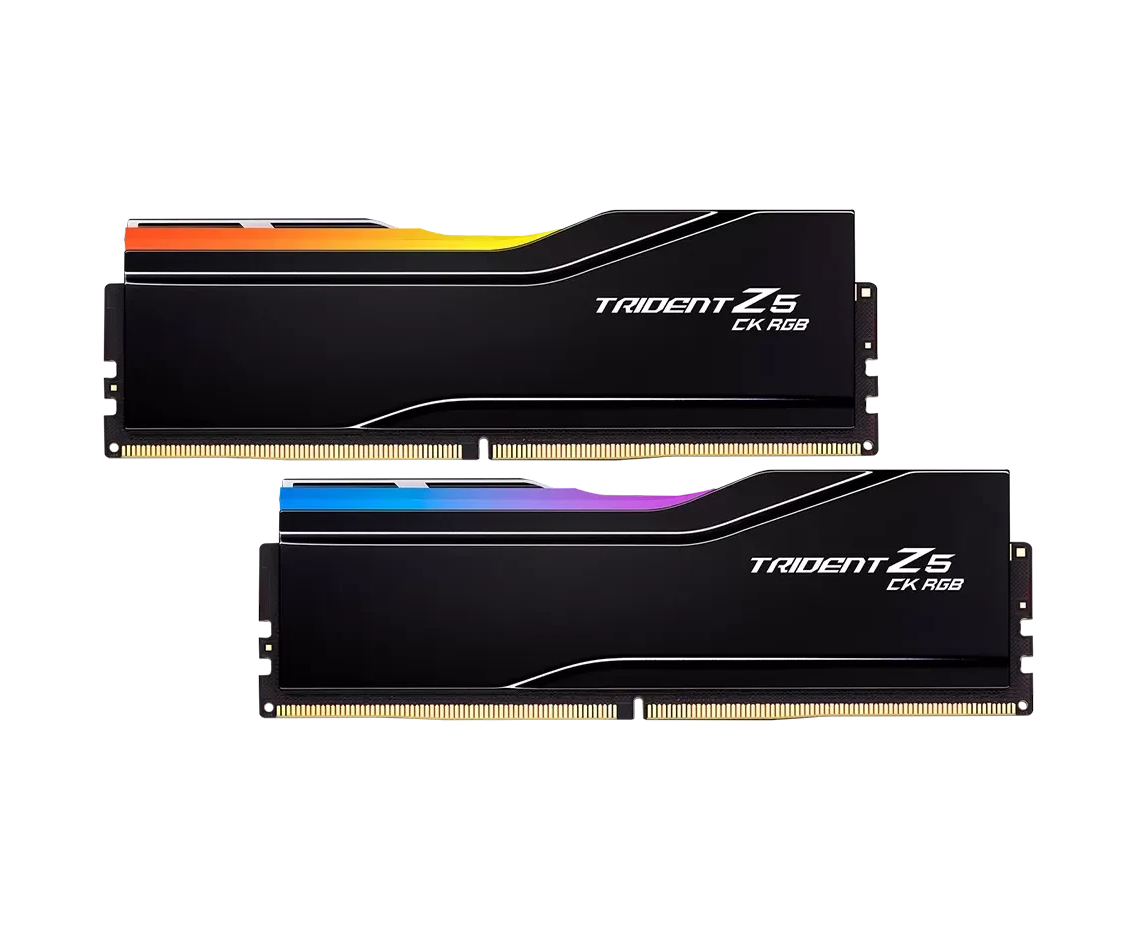 ОЗУ G.SKILL Trident Z5 CK RGB (F5-8400 C4052 G24 GX2-TZ5 CRK) 48 GB (2x24 GB) 8400 M Hz CL40 (40-52-52-134) 1.40 V DDR5 CUDIMM