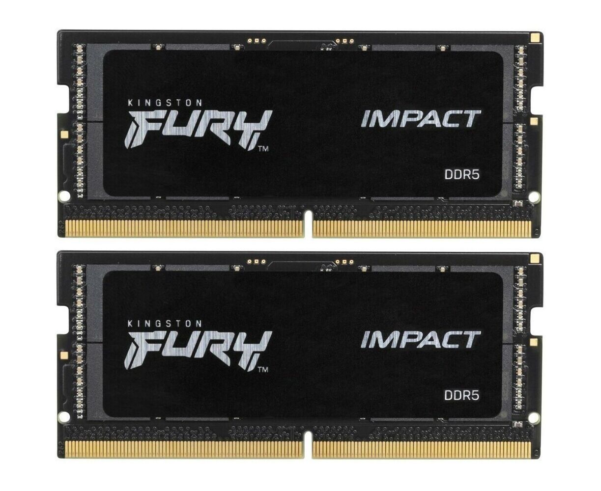 ОЗУ Kingston Fury Impact Pn P KF556 S40 IBK2-64 64 GB 5600 MT/s DDR5 CL40 SODIMM (Kit of 2)