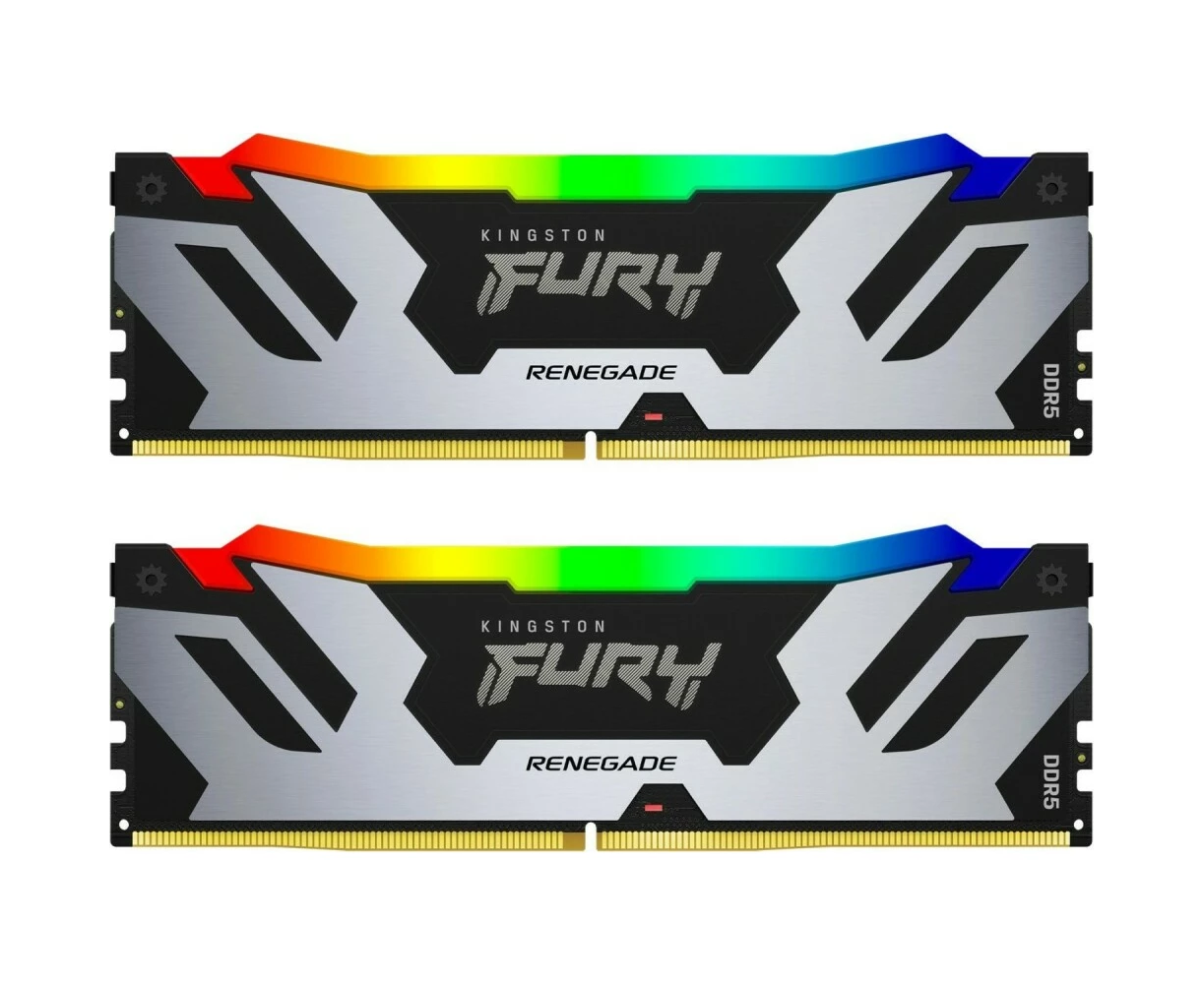 ОЗУ Kingston Fury Renegade RGB XMP KF560 C32 RSAK2-96 96 GB 6000 MT/s DDR5 CL32 DIMM (Kit of 2)