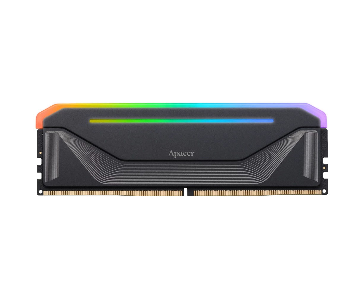 ОЗУ Apacer Nox (AH5 U32 G60 C622 NBAA-1) DDR5 32 GB 6000 M Hz DIMM RGB Black Gaming Memory CL38 1.35 V (Retail) 2048*8 Heat Sink (Retail)