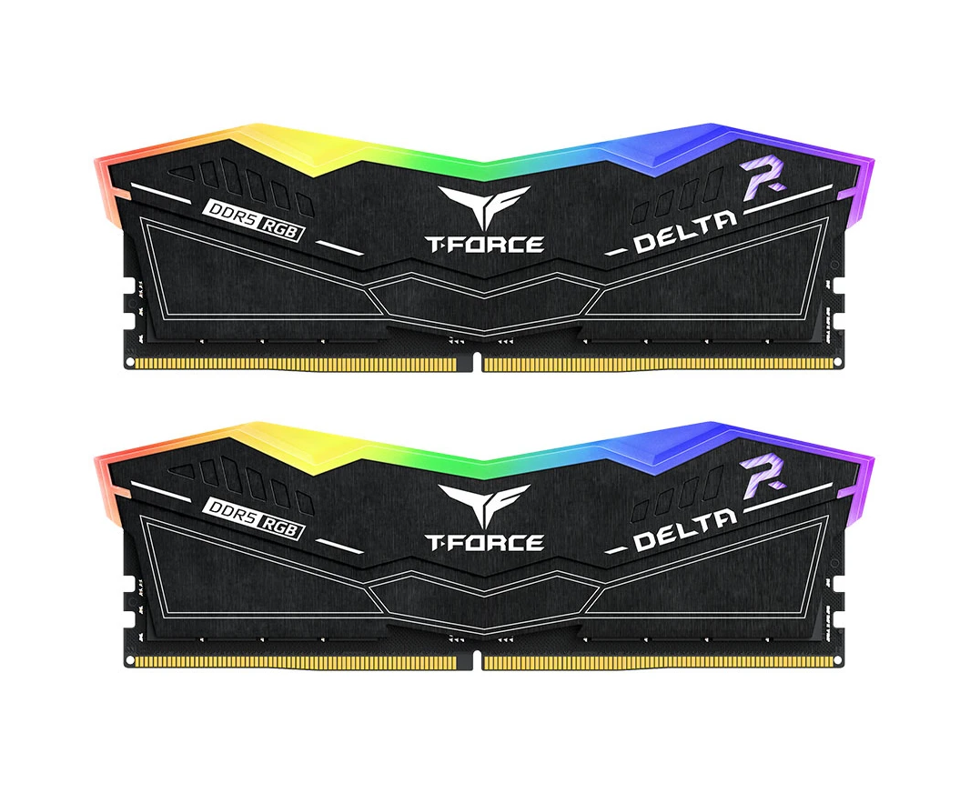 ОЗУ TEAMGROUP T-Force Delta RGB 32 GB (FF3 D532 G6000 HC38 JDC01) (2x16 GB) DDR5 6000 M Hz CL38 (38-46-46-84) 1.35 V / Black