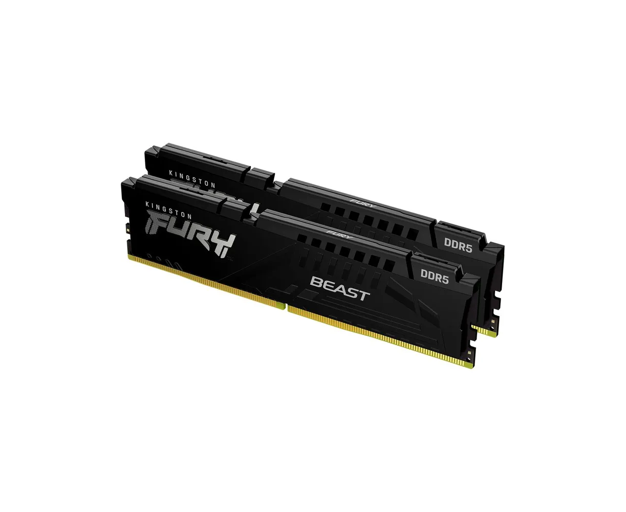 ОЗУ Kingston Fury Beast KF560 C36 BBE2 K2-64 64 GB 6000 MT/s DDR5 CL36 DIMM (Kit of 2) Black