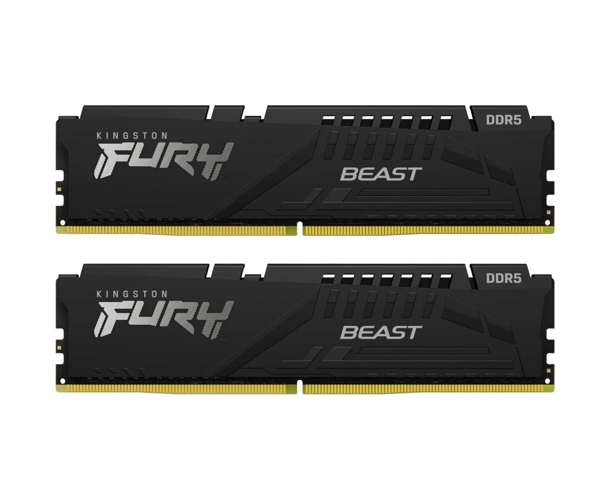 ОЗУ Kingston Fury Beast KF556 C36 BBE2 K2-64 64 GB 5600 MT/s DDR5 CL36 DIMM (Kit of 2) Black