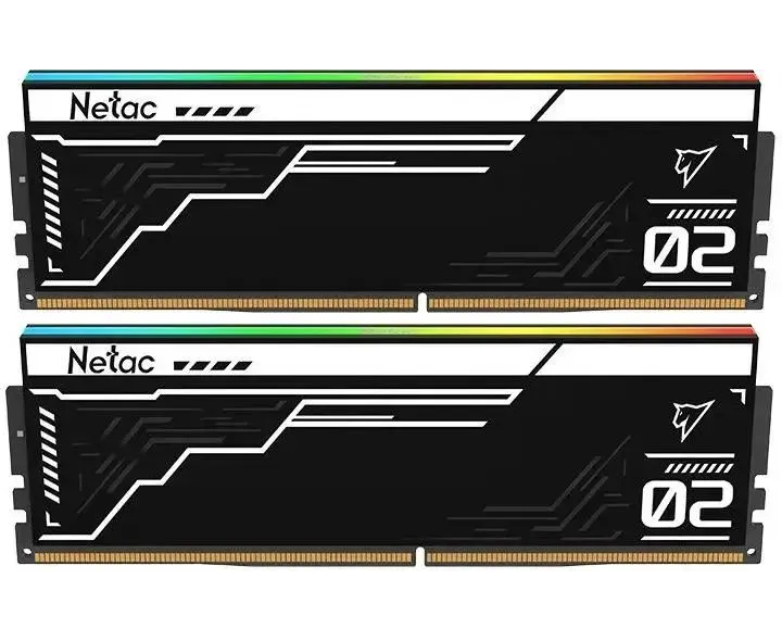 ОЗУ Netac Shadow II RGB NTS2 D5 P72 DP-32 K DDR 5 DIMM 32 Gb (16 Gbx2) 7200 Mhz, C34