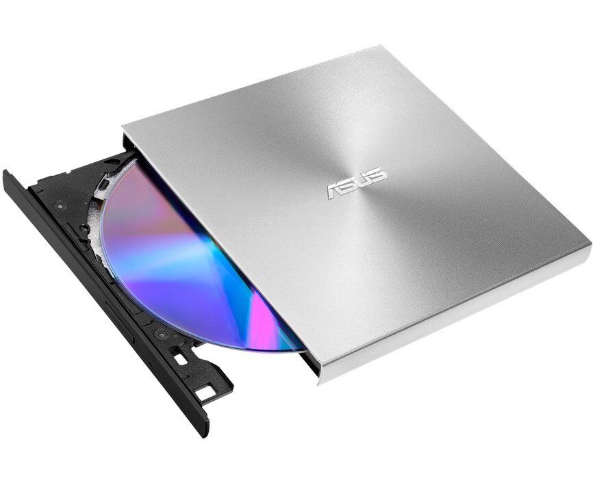 Привод DVD-RW Asus SDRW-08 U9 M-U/SIL/G/AS серебристый USB slim ultra slim M-Disk Mac внешний RTL