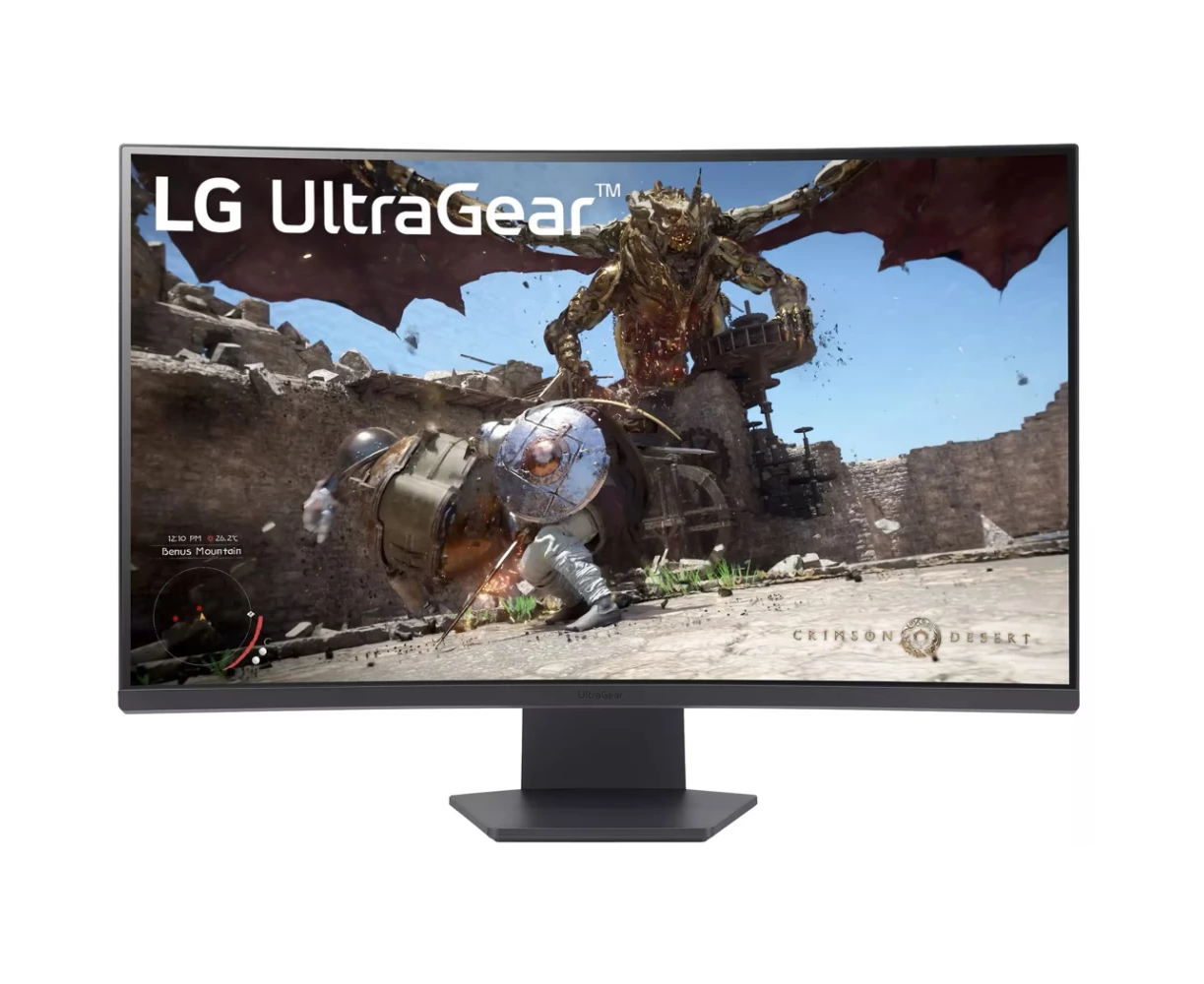 Монитор 31.5" LG Ultra Gear 32 GS60 QC-B 2560x1440 черный 180 Гц AMD Free Sync изогнутый