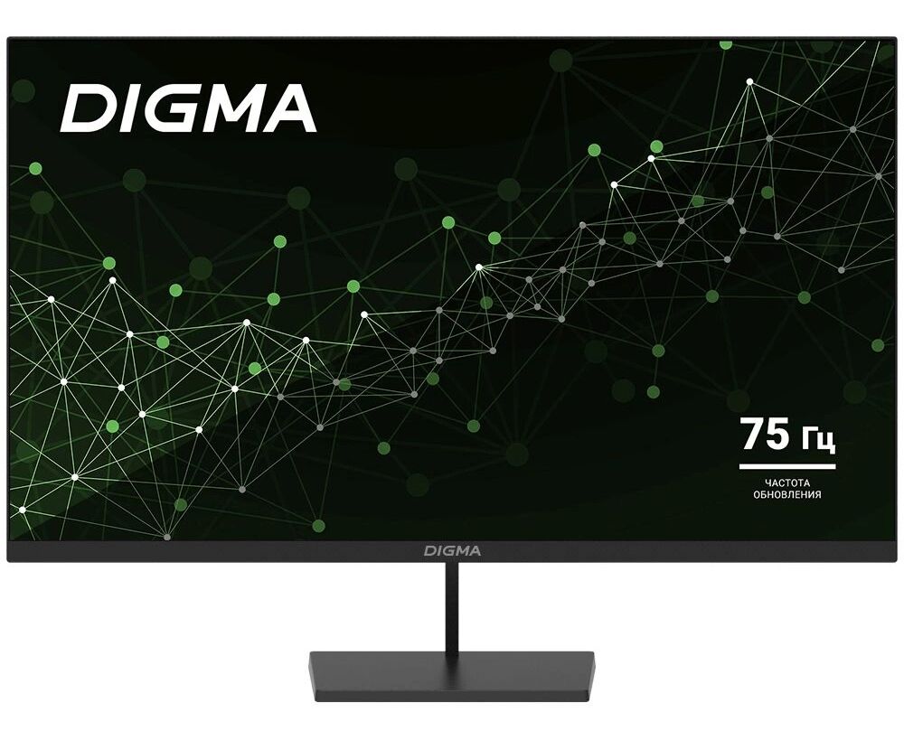 Монитор Digma Progress 32 P501 Q (DM32 SB01) черный 31.5" IPS LED 4ms 16:9 HDMI матовая 300cd 178гр/178гр 2560x1440 75 Hz G-Sync Free Sync DP 6.5кг