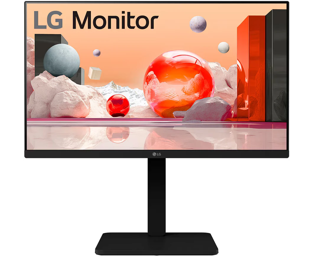 Монитор LG 23.8" 24 BA550-B.ARUQ черный IPS LED 5ms 16:9 HDMI M/M матовая HAS 1300:1 250cd 178гр/178гр 1920x1080 100 Hz VGA DP FHD 6.6кг