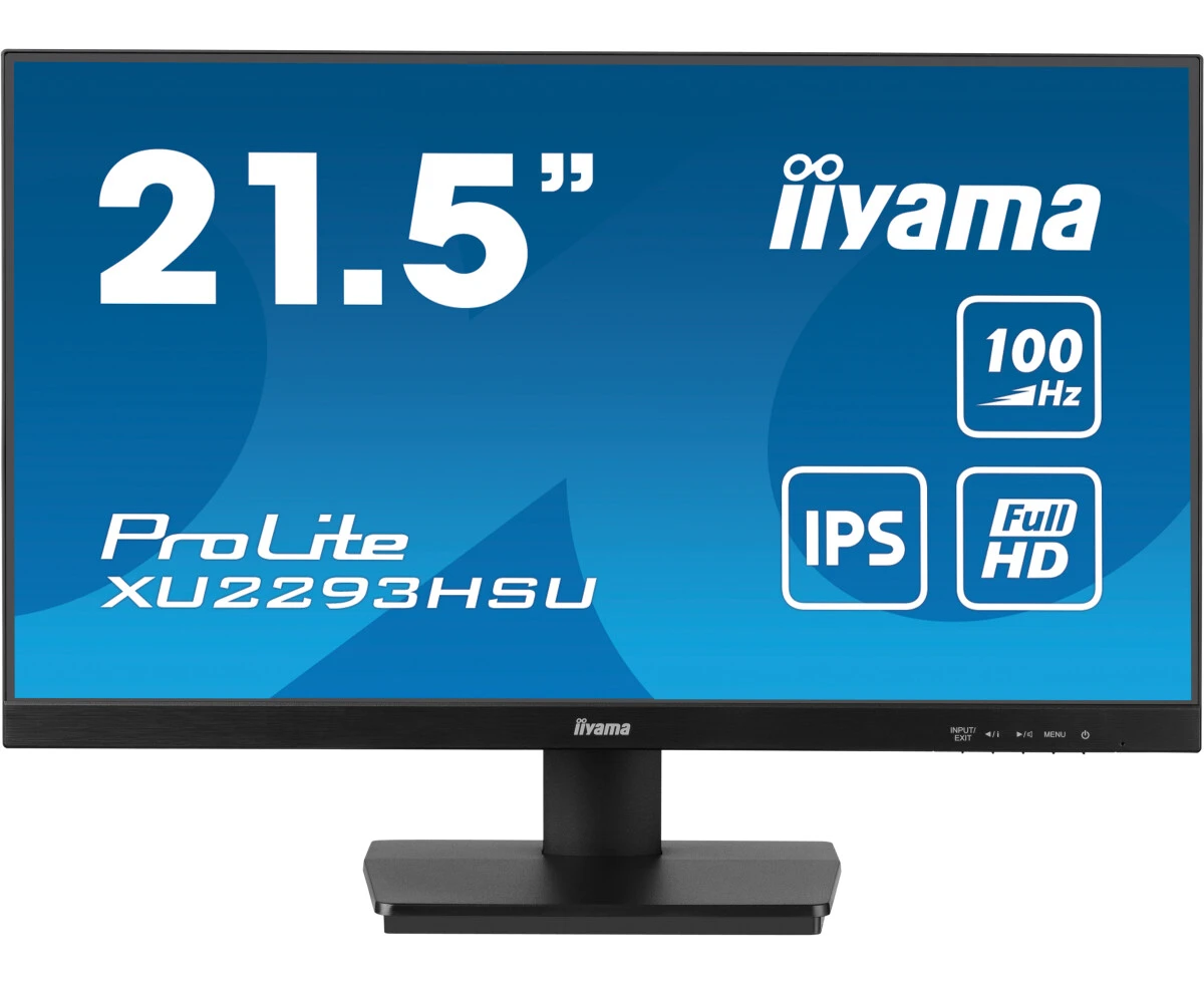 Монитор Iiyama Pro Lite XU2293 HSU-B7 черный IPS LED 1ms 16:9 HDMI M/M матовая 1000:1 300cd 178гр/178гр 1920x1080 100 Hz DP FHD USB 2.6кг