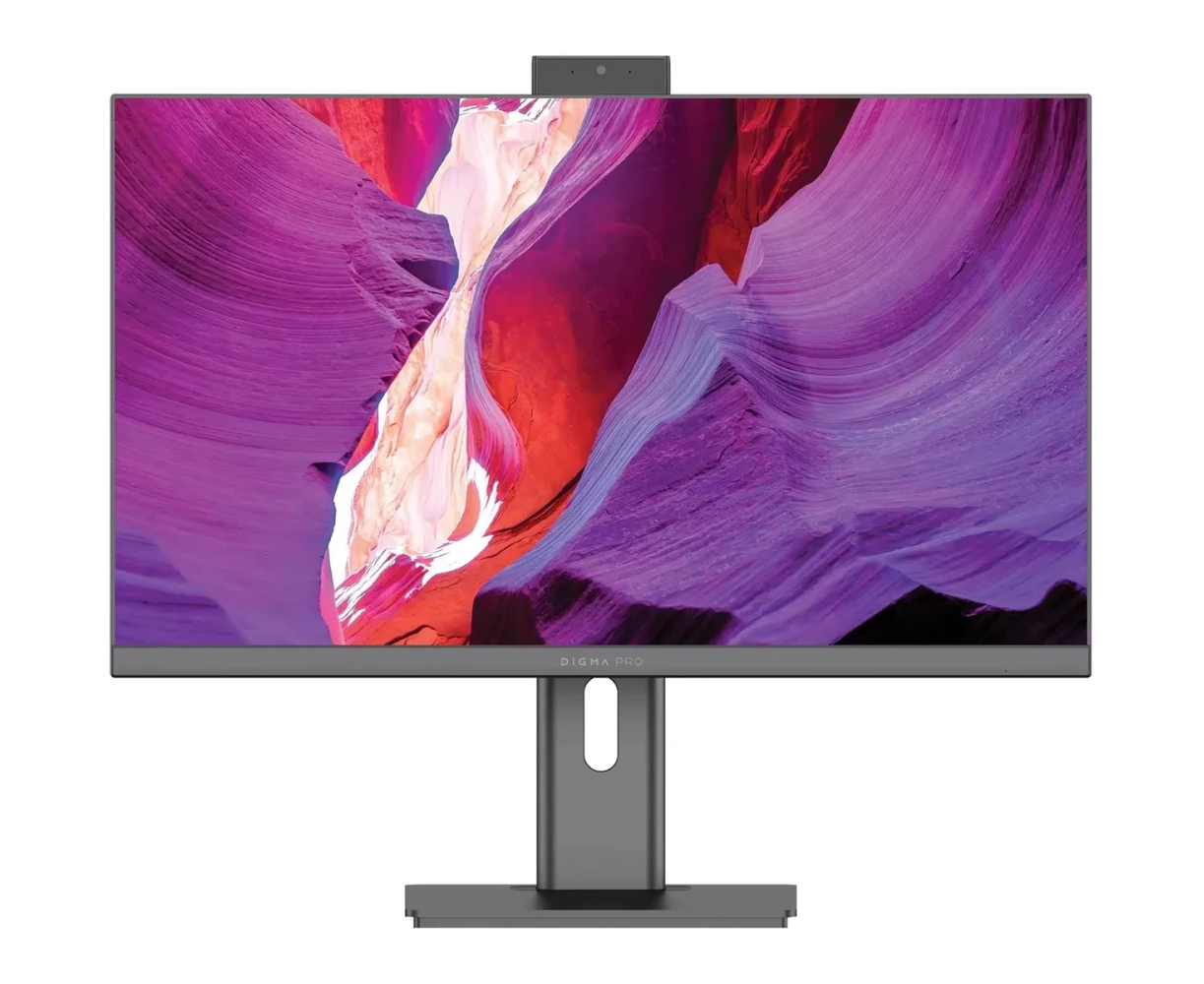 Моноблок Digma Pro Unity (DM23 P3-8 CXW02) 23.8" Full HD i3 1215 U (1.2) 8 Gb SSD256 Gb UHDG CR Windows 11 Pro Gbit Eth Wi Fi BT 90 W клав. мышь серый/черный