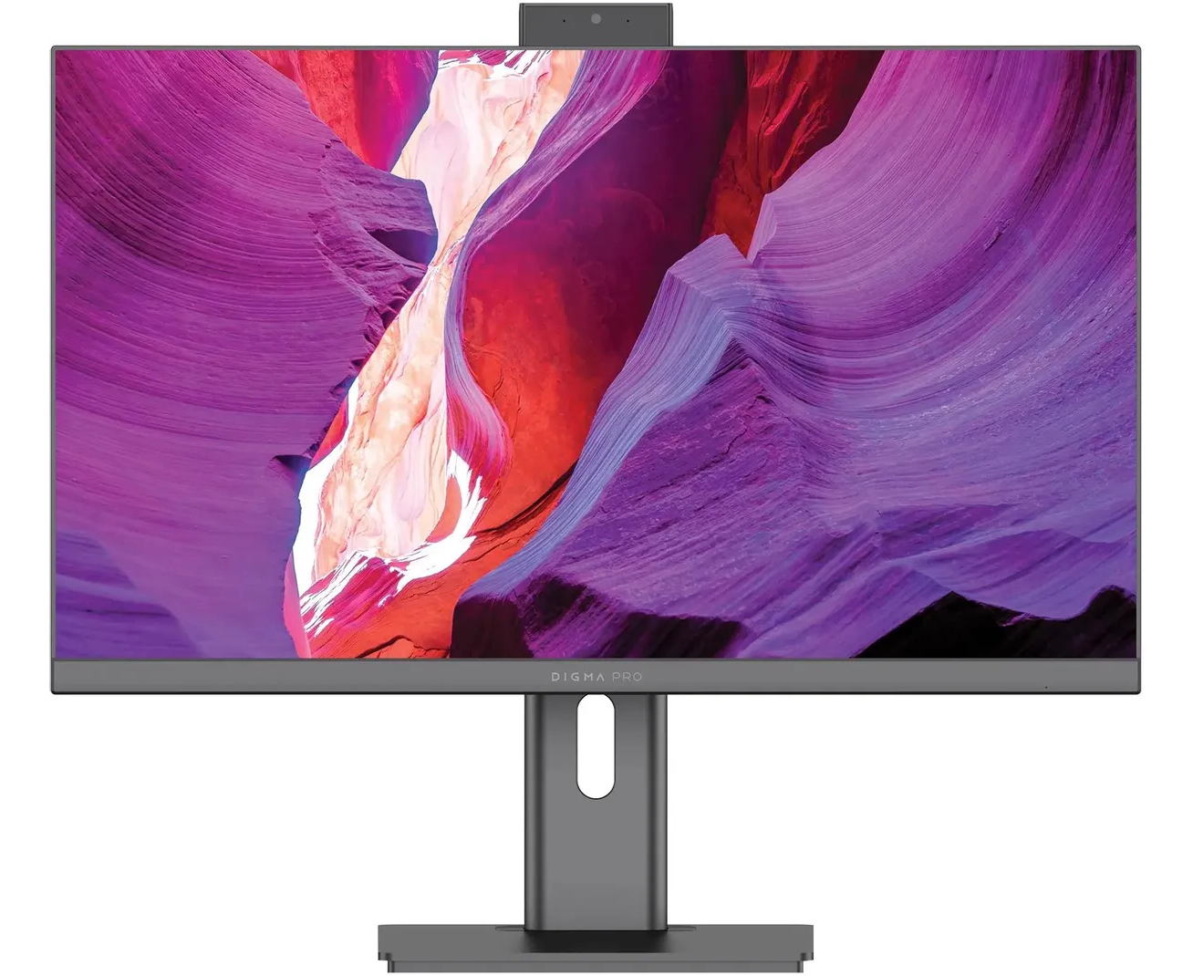 Моноблок Digma Pro Unity (DM23 P3-8 CXU01) 23.8" Full HD i3 1215 U (1.2) 8 Gb SSD256 Gb UHDG CR Ubuntu Gbit Eth Wi Fi BT 90 W клав. мышь серый/черный