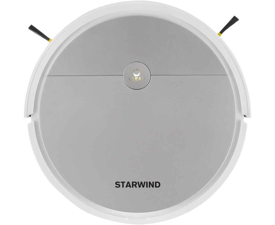Робот-пылесос Starwind SRV4570 серебристый/белый