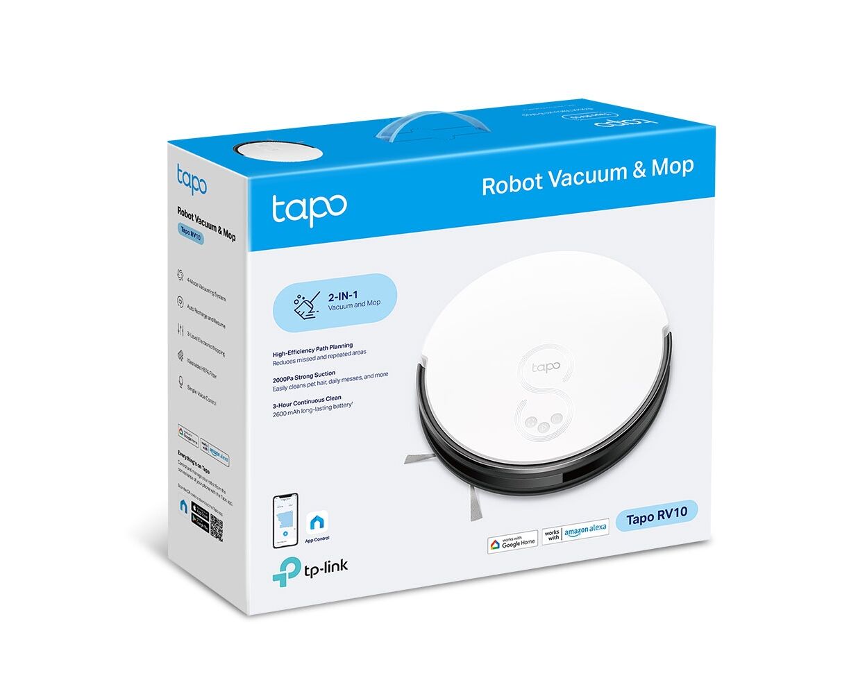 Робот-пылесос TP-LINK Tapo RV10 Robot Vacuum Cleaner Spec