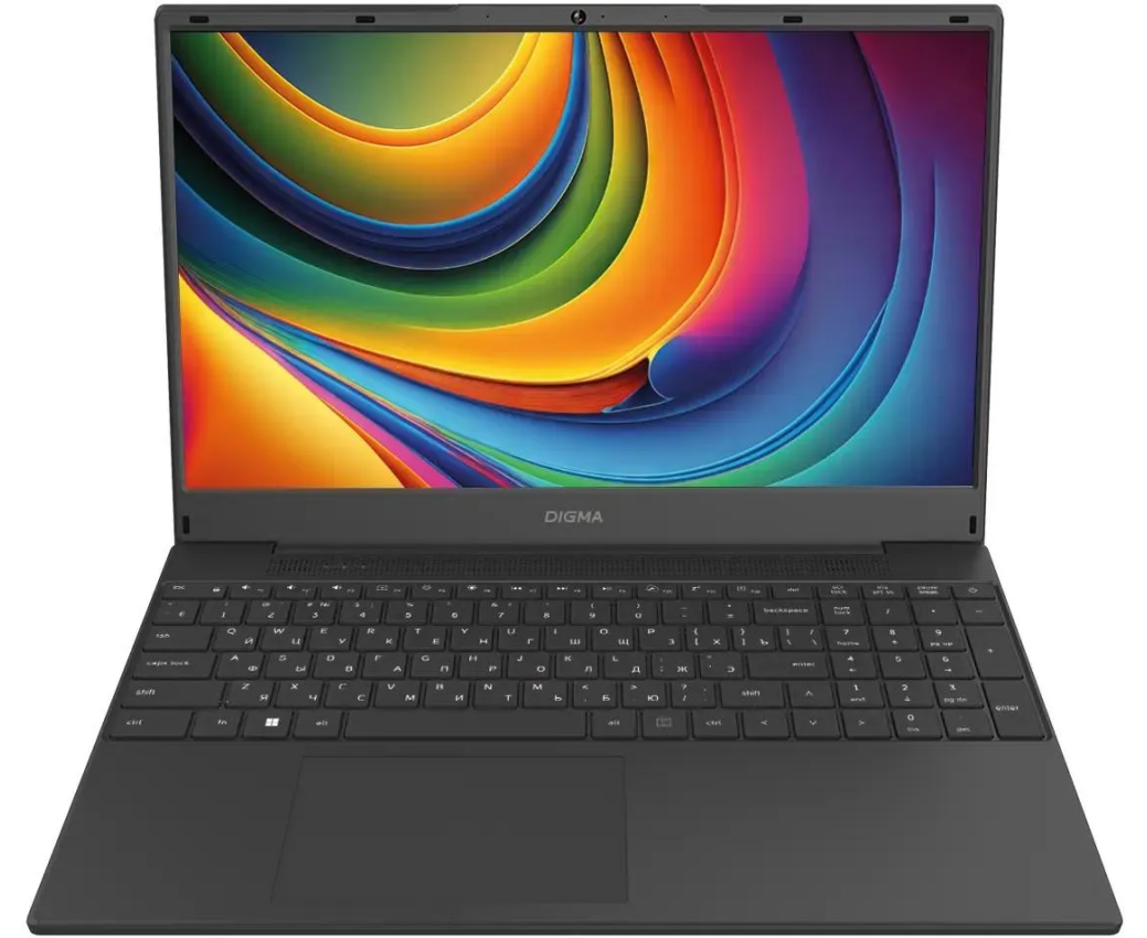 Ноутбук Digma Eve A5820 (DN15 R3-ADXW01) Ryzen 3 3200 U 16 Gb SSD512 Gb AMD Radeon 15.6" IPS FHD (1920x1080) Windows 11 Professional black