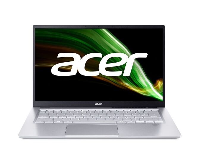 Ноутбук ACER Swift 3 SF314-43 (NX.AB1 ER.011) 14" IPS FHD/Ryzen 7 5700 U/16 Gb/512 Gb SSD/VGA int/no OS/silver