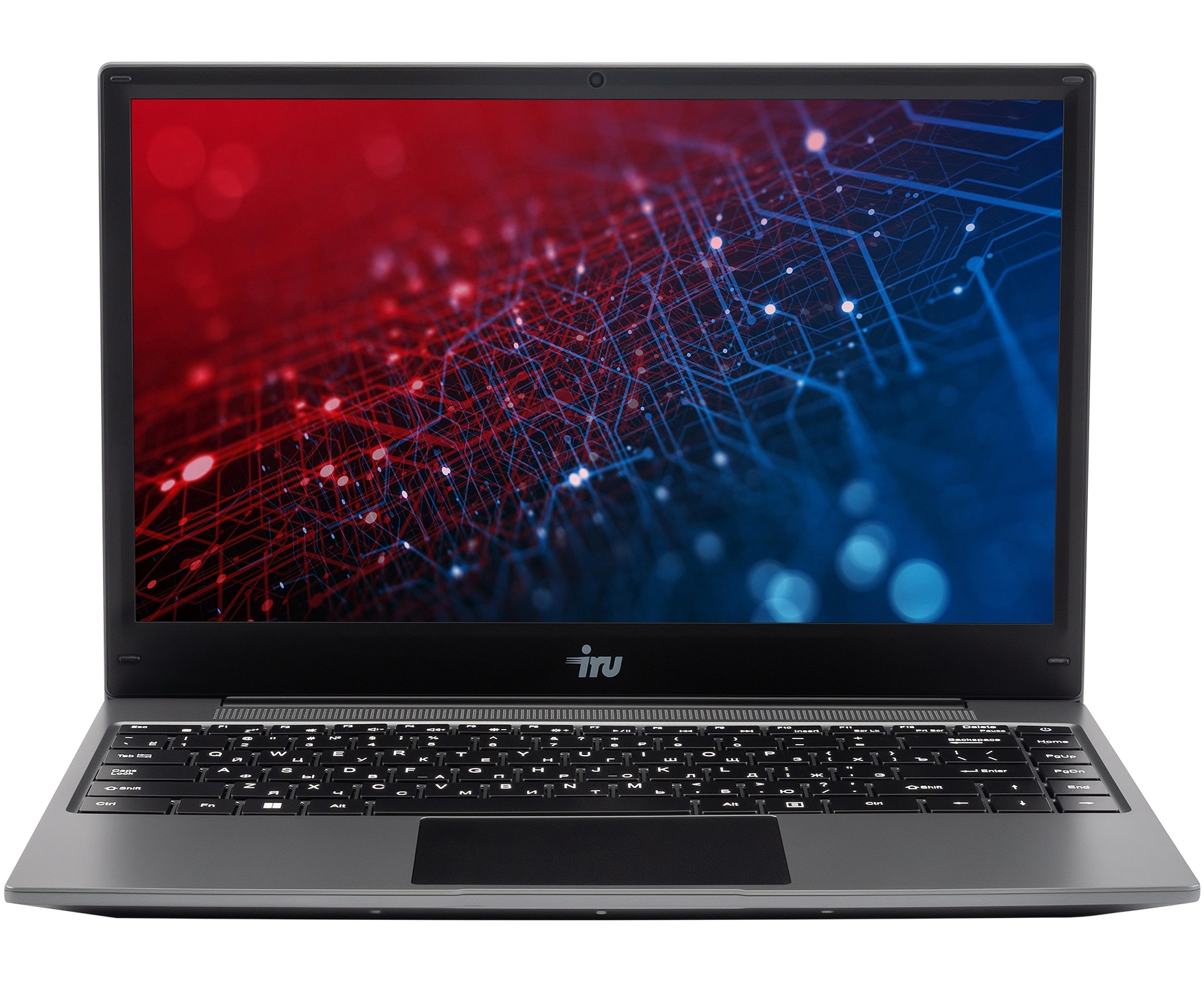 Ноутбук IRU Tactio 14 RLH (2084804) Ryzen 5 7430 U 16 Gb SSD256 Gb AMD Radeon Graphics 14" IPS FHD (1920x1080) Free DOS grey Wi Fi BT Cam 4000m Ah