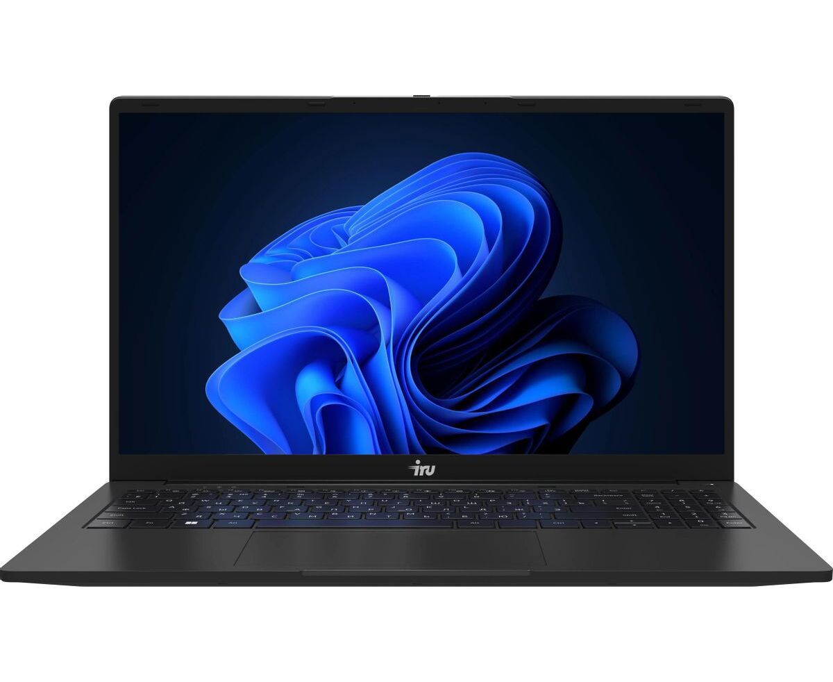 Ноутбук IRU Strato 15 ALI (2059106) Core i3 1215 U 8 Gb SSD256 Gb Intel Iris Xe graphics 15.6" IPS FHD (1920x1080) Windows 11 Professional black 6000m Ah