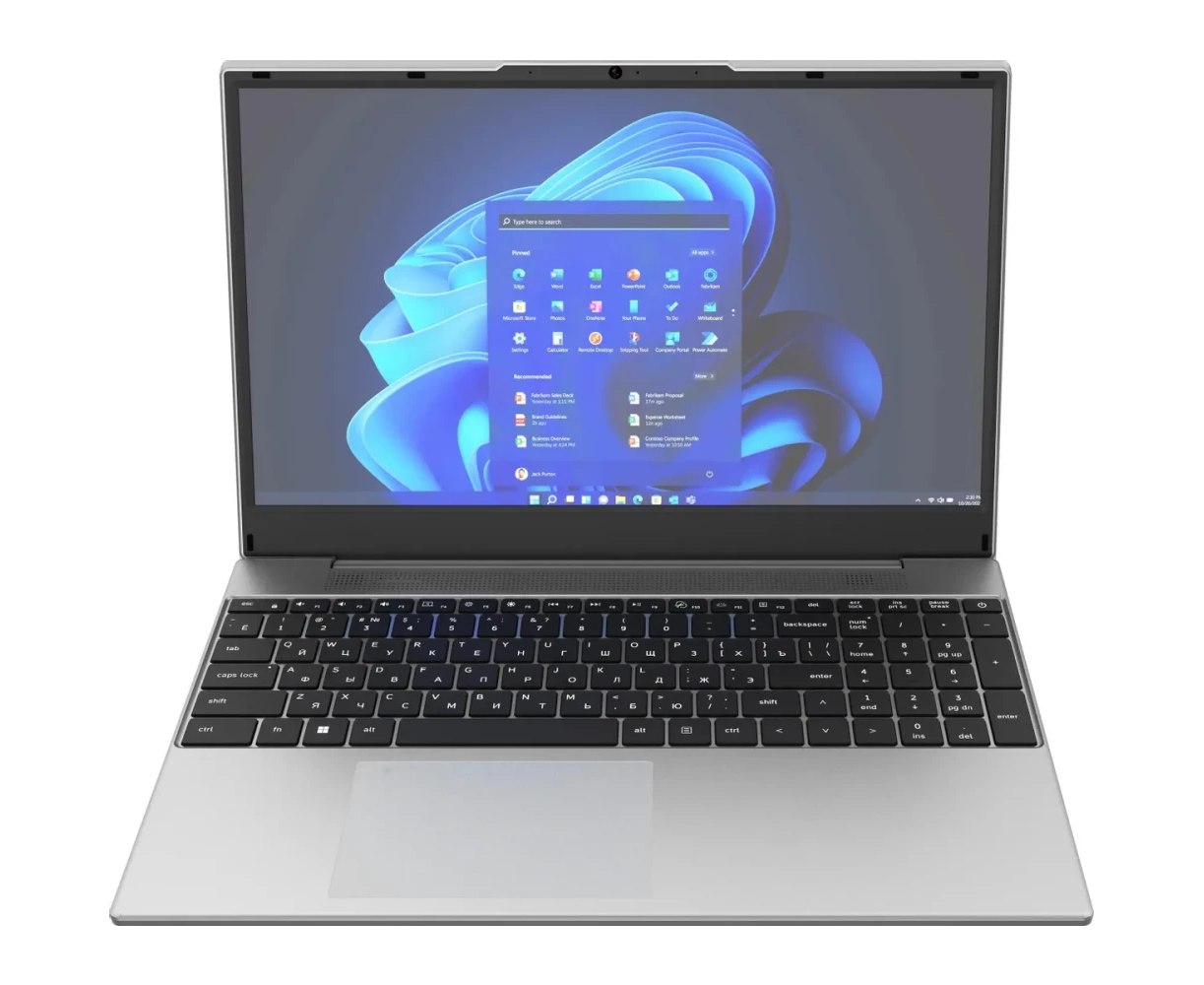 Ноутбук DIGMA PRO Breve (DN16 N1-8 CXW01_Ryzen 5 Pro) 15.6", IPS, AMD Ryzen 5 Pro 5675 U 2.3 ГГц, 6 ядер, 8 ГБ DDR4, 512 ГБ SSD, AMD Radeon, W11 P, silver