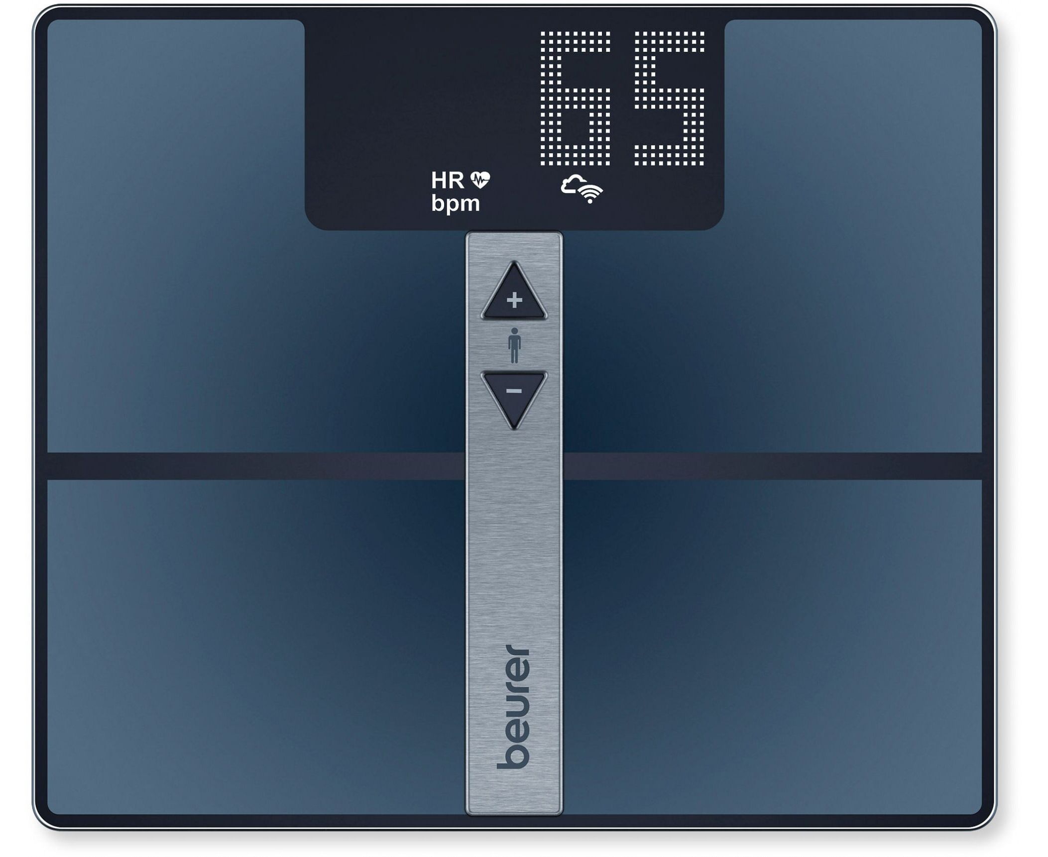 Весы напольные электронные Beurer BF980 WIFI/BT макс.180кг черный