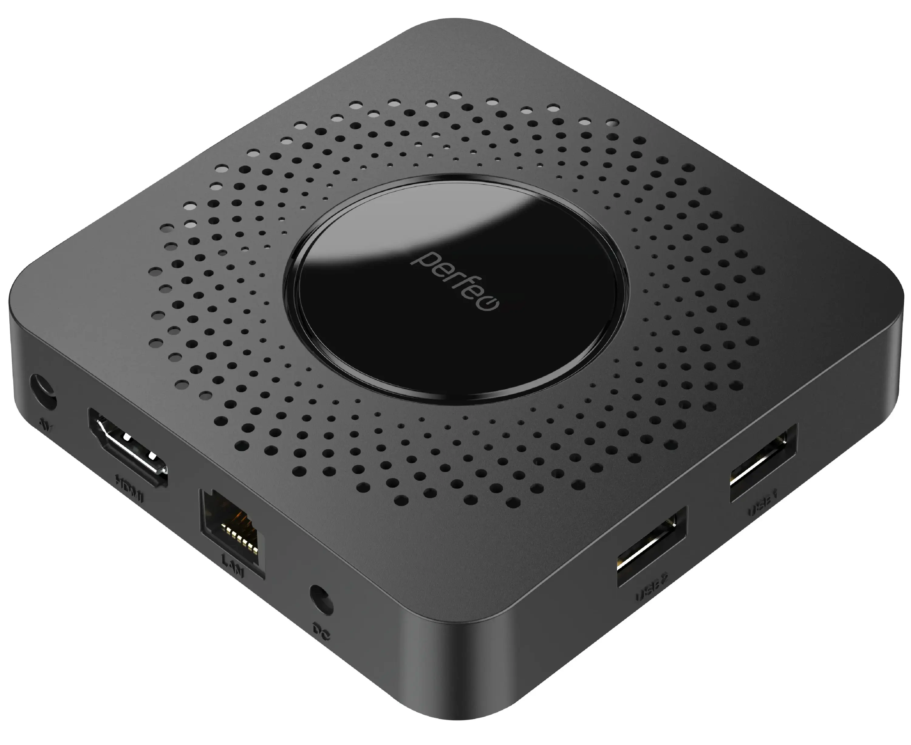 Смарт-ТВ приставки Perfeo Smart TV Box PF_A4560 Vision 2/16" Allwinner H618 Android 12, 2 Gb/16 Gb Пульт Bluetooth