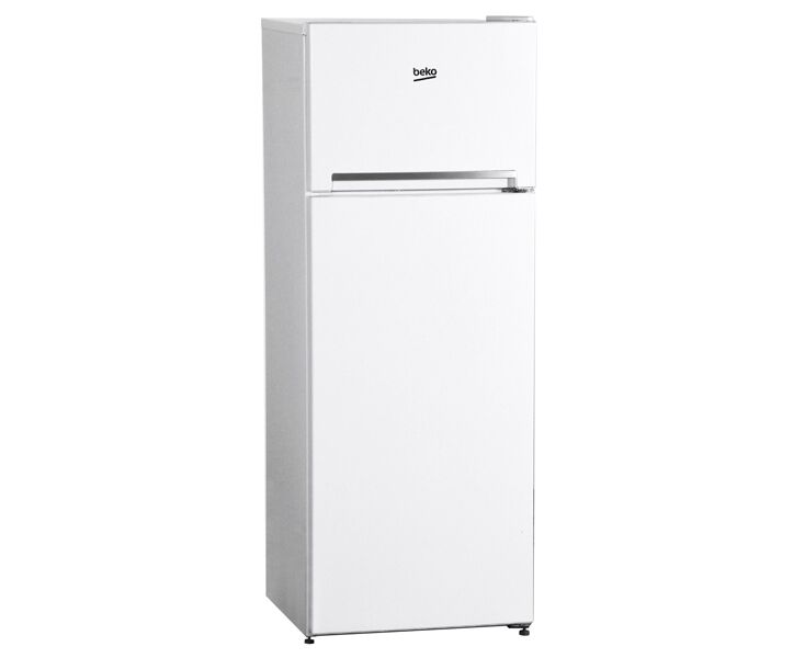 Холодильник Beko RDSK240 M00 W белый, 145х 54х 60см, двухкамерный, класс А, холод камера 179л, мороз камера 51л, капельный, климат класс SN, 41 д Б, полки - стекло