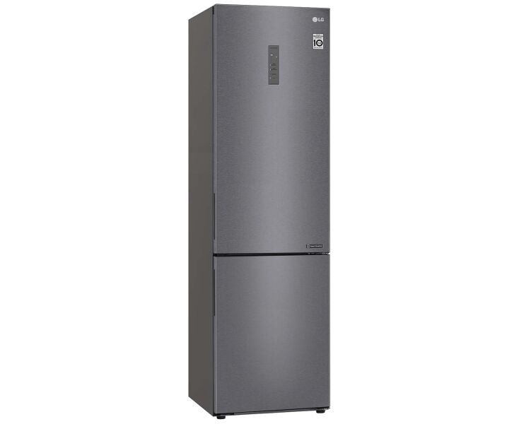Холодильник LG GA-B509 CLWL серый двухкамерный 203x59.5x68.2см Общий объем холодильной камеры 277 л Общий объем морозильной камеры 107 л