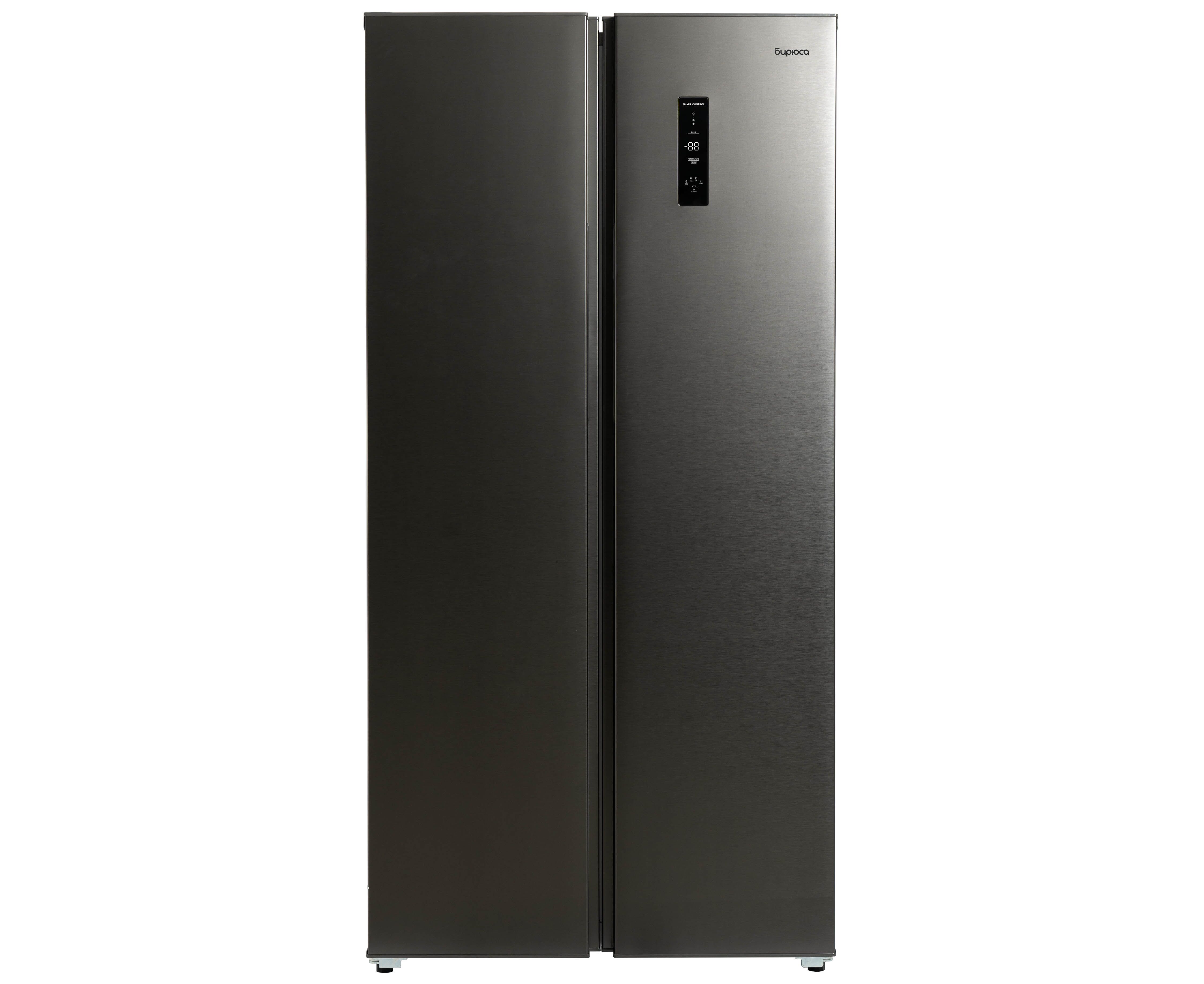 Холодильник Бирюса SBS 400 DI Темная нерж