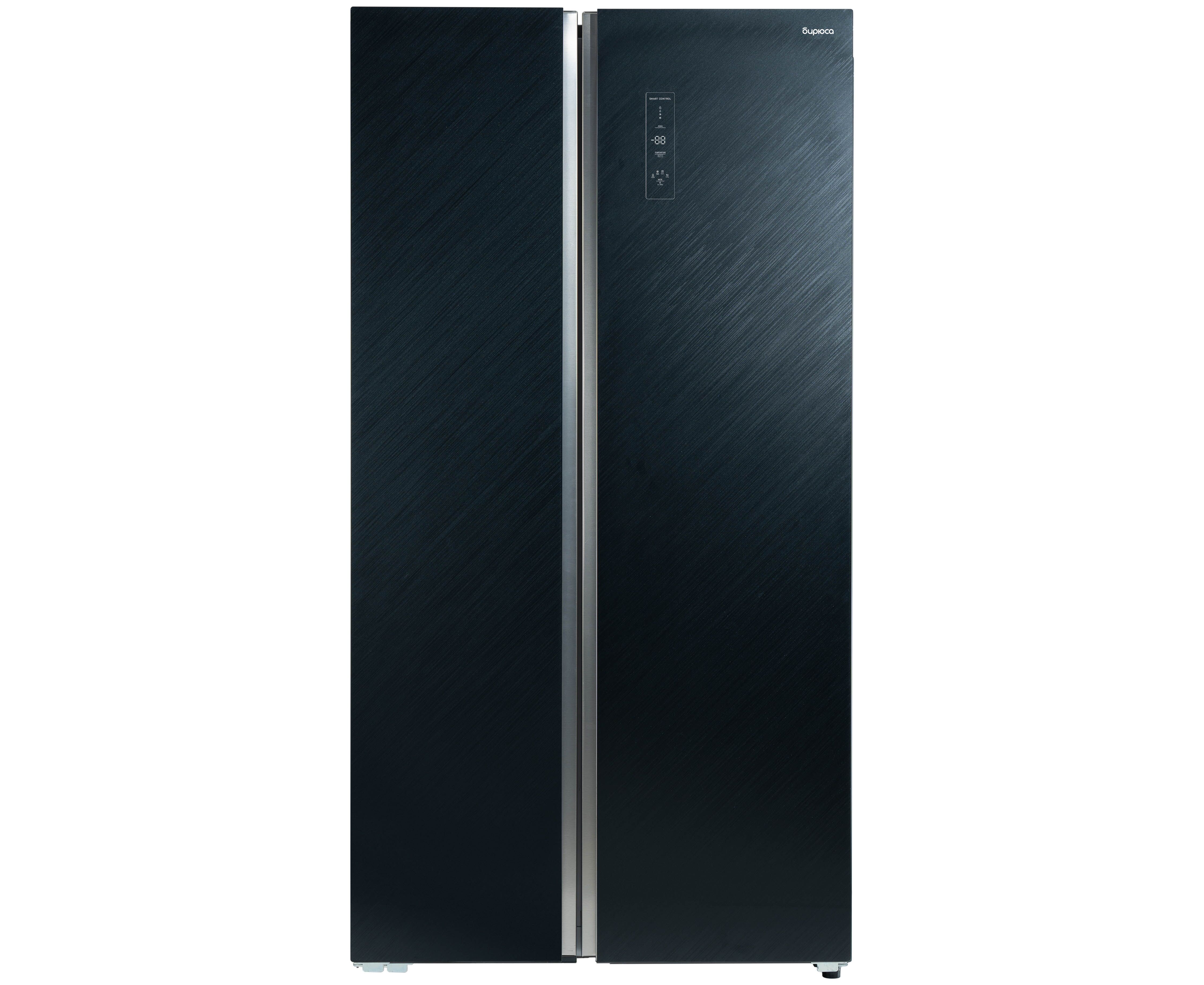 Холодильник Бирюса SBS 541 TBG черное стекло