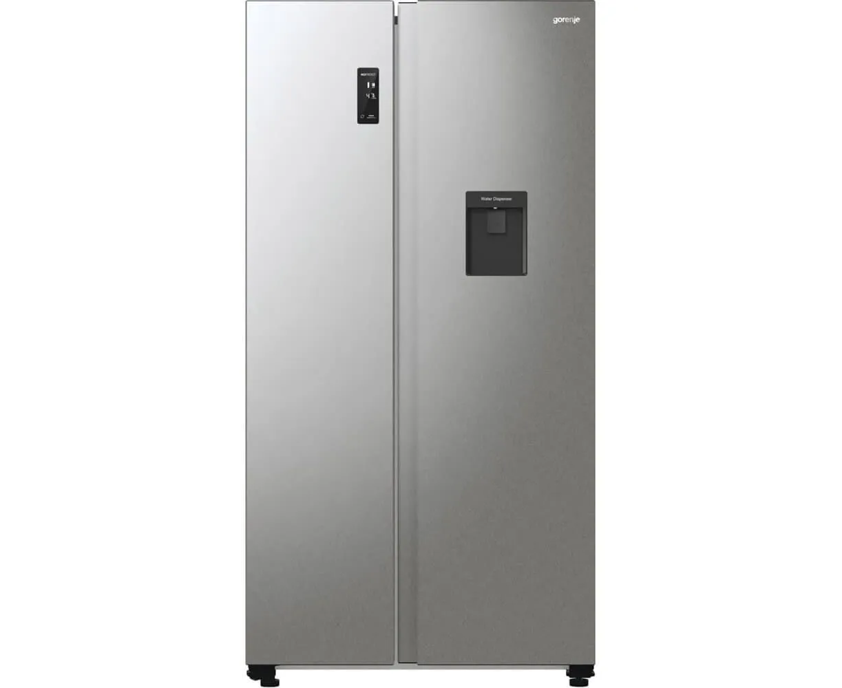 Холодильник Gorenje NRR9185 EAXLWD серебристый матовый