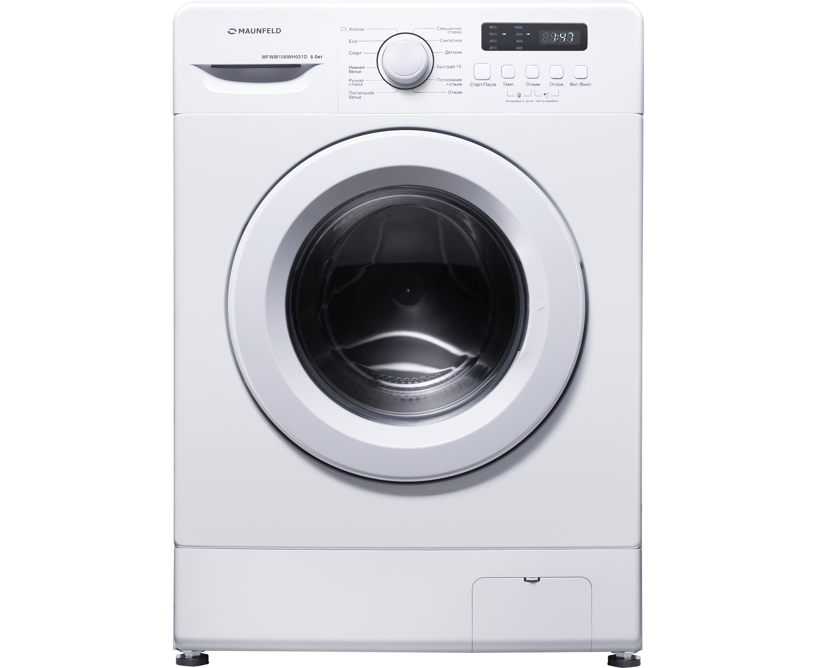 Стиральная машина MAUNFELD MFWM106 WH051 D
