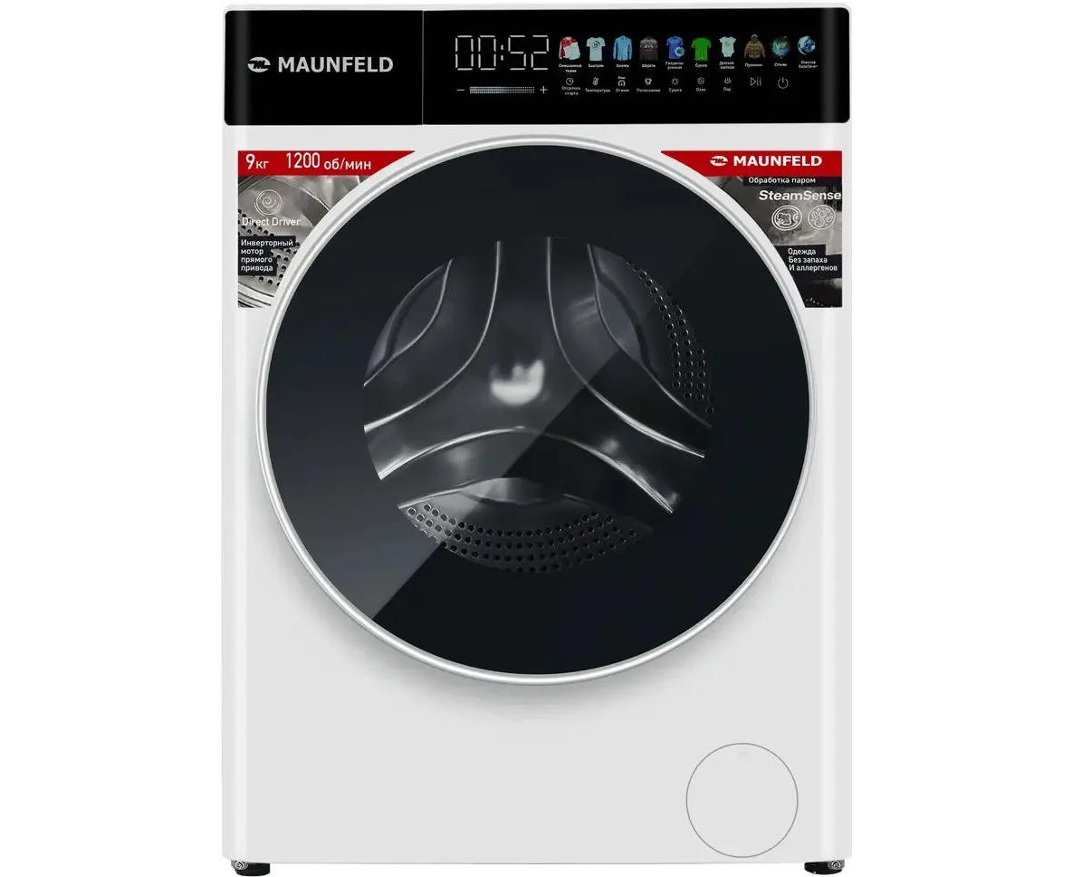 Стиральная машина c инвертором MAUNFELD MFWM129 WH05