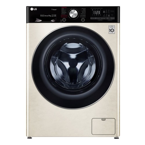Стиральная машина LG F4 V5 VS9 B 85x60x56см класс: A фронт, макс.:9кг бежевый